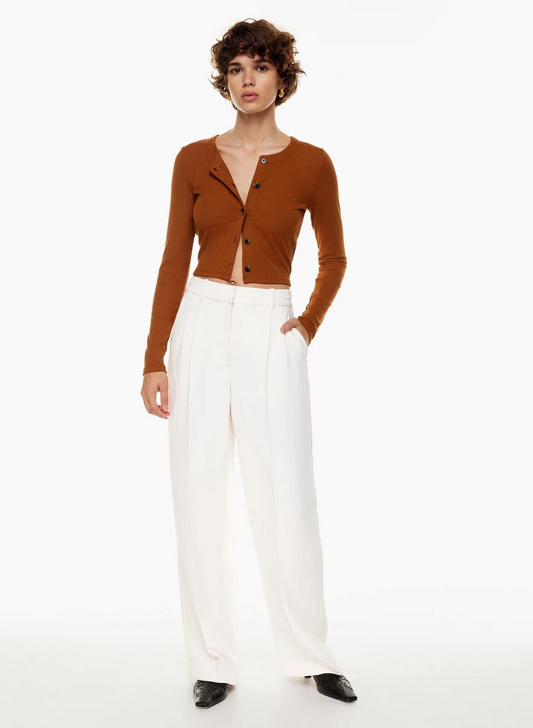 Wide-Leg Pant Suit